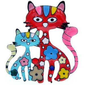 ♥️ Betsey Johnson kitty cat brooch ♥️